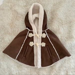 Baby Gap cape. Soft and furry! 6-9 mo.